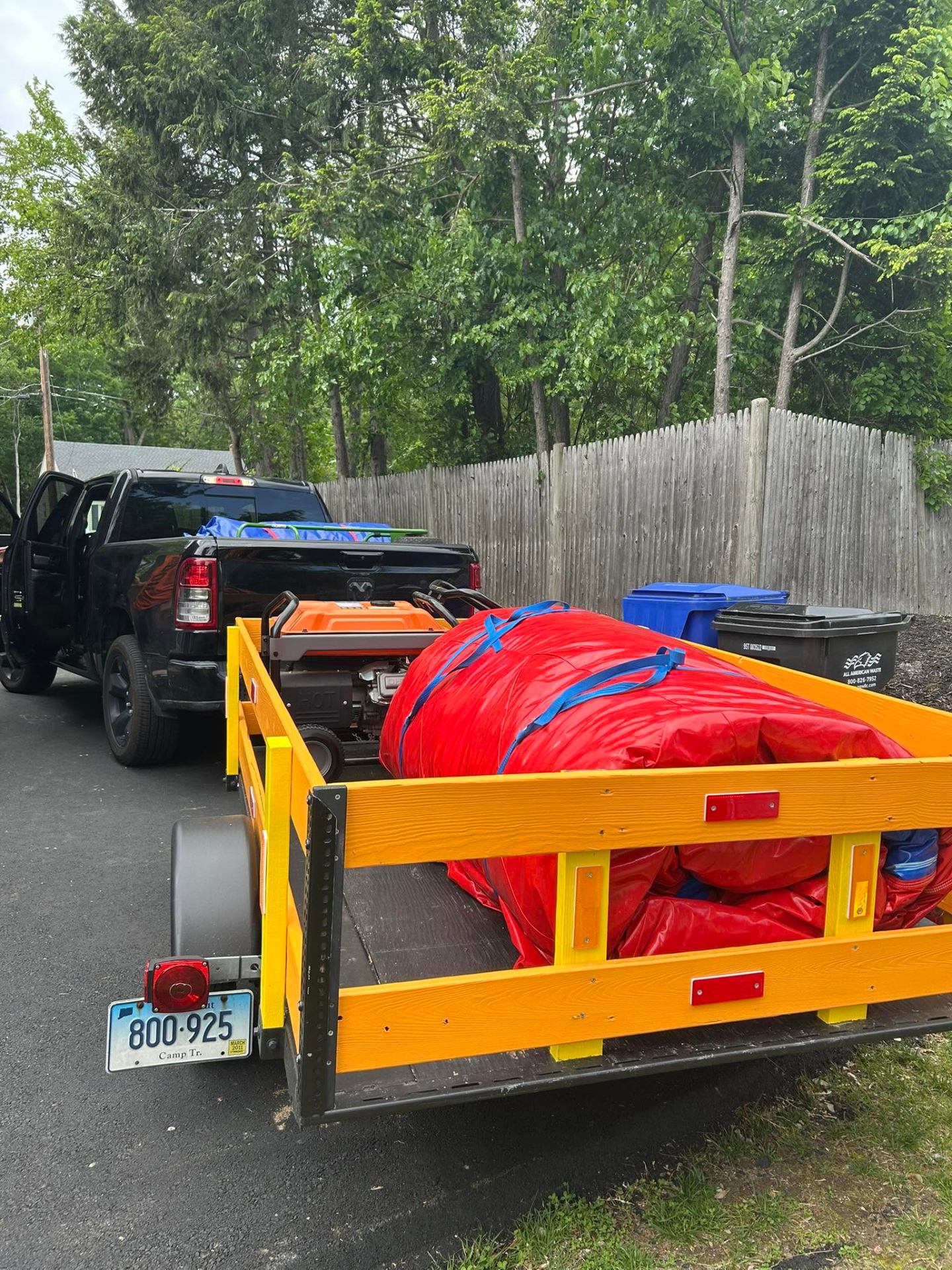Delivery truck loaded up